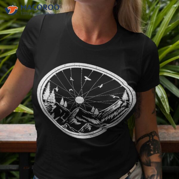 Bike Tshirt, Bicycle Tee, Mountain Shirt, Wheel Shirt