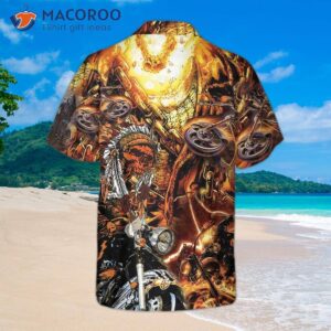 biker native hawaiian shirt american indian mortocycle gift for bikers 1