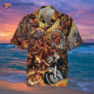 biker native hawaiian shirt american indian mortocycle gift for bikers 2