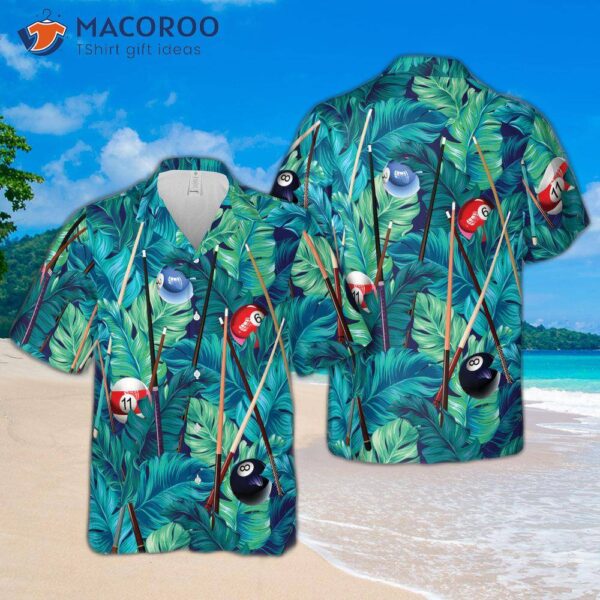 Billiard Tropical Hawaiian Shirt
