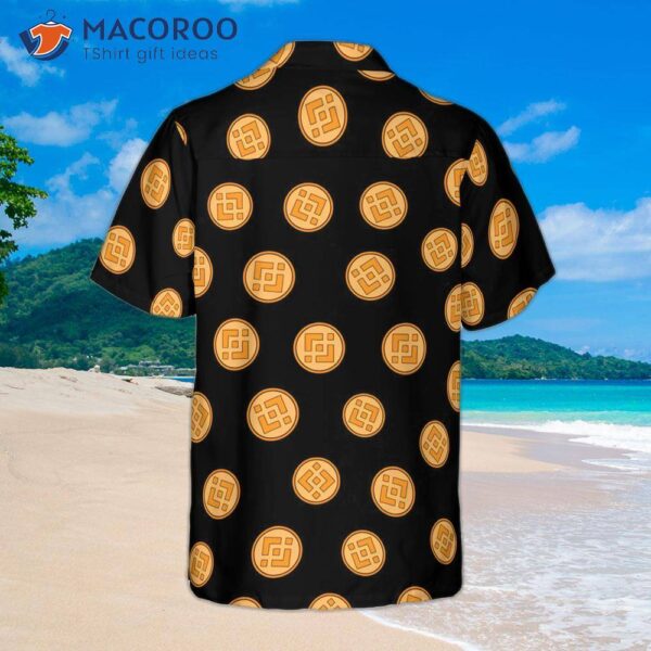 Binance Coin Logo Pattern Art Hawaiian Shirt