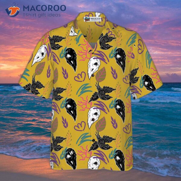 Bird Skull Hawaiian Shirt