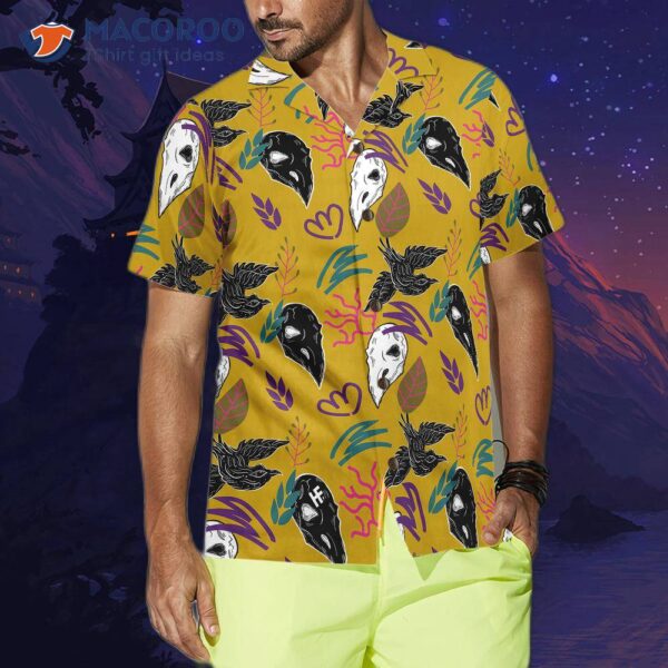 Bird Skull Hawaiian Shirt