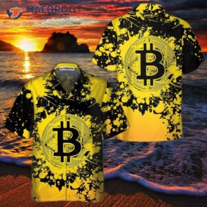 bitcoin cryptocurrency hawaiian shirt yellow and black shirt for amp 0