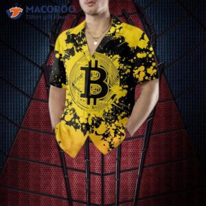 bitcoin cryptocurrency hawaiian shirt yellow and black shirt for amp 3