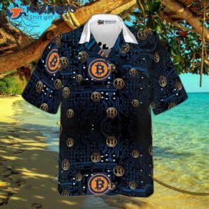 bitcoin logo hawaiian shirt 2
