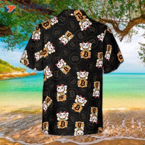 Bitcoin Lucky Cat Hawaiian Shirt