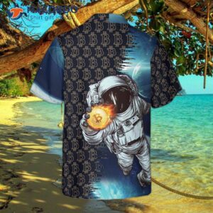 bitcoin to the moon hawaiian shirt 1