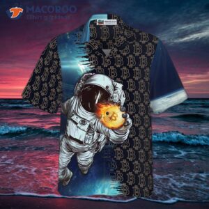 bitcoin to the moon hawaiian shirt 2