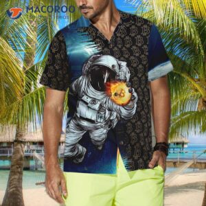 bitcoin to the moon hawaiian shirt 3