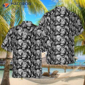 black and white butterfly shirts for hawaiian shirt 0