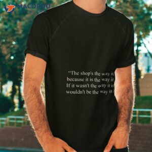 black books quote the way it is shirt tshirt