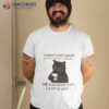 Black Cat A Woman Cannot Survive On Bourbon Alone She Also Needs Cats Shirt