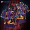 Black Cat Halloween Hawaiian Shirt