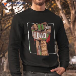 black dad african american melanin pride history month shirt sweatshirt
