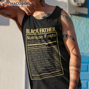 black father fathers day king nutrition facts dad grandpa shirt tank top 1