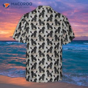 Black Poodle Hawaiian Shirt For