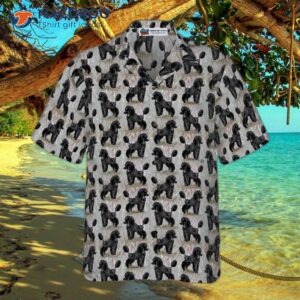 black poodle hawaiian shirt for 2