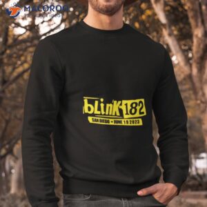 blink 182 san diego ca world tour 2023 shirt sweatshirt