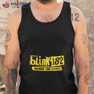 blink 182 san diego ca world tour 2023 shirt tank top