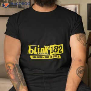 Blink 182 San Diego Ca World Tour 2023 Shirt