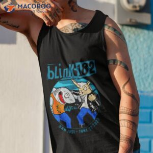 blink 182 san jose ca world tour 2023 shirt tank top 1