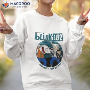 Blink 182 San Jose June 22 2023 Tour Shirt 3 blink 182 san jose june 22 2023 tour t shirt sweatshirt 2