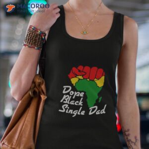 blm dope black single dad black history month t shirt tank top 4