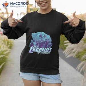 blue 100th episode beebo graphic legends of tomorrow shirt sweatshirt