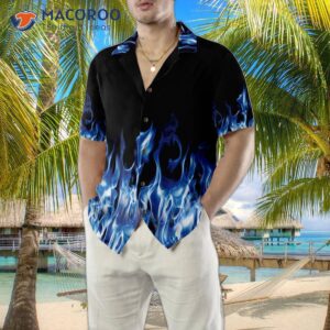 blue flame hawaiian shirt 3