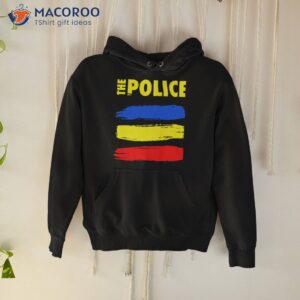 blue yellow red the police rock band shirt hoodie