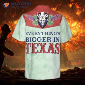 “bluebonnet Cowboy Texas Vintage Western Hawaiian Shirt, Everything’s Bigger In And Home Shirt For “
