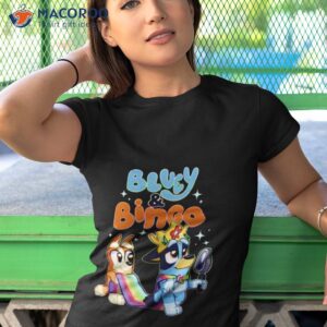 bluey and bingo hanging out shirt tshirt 1