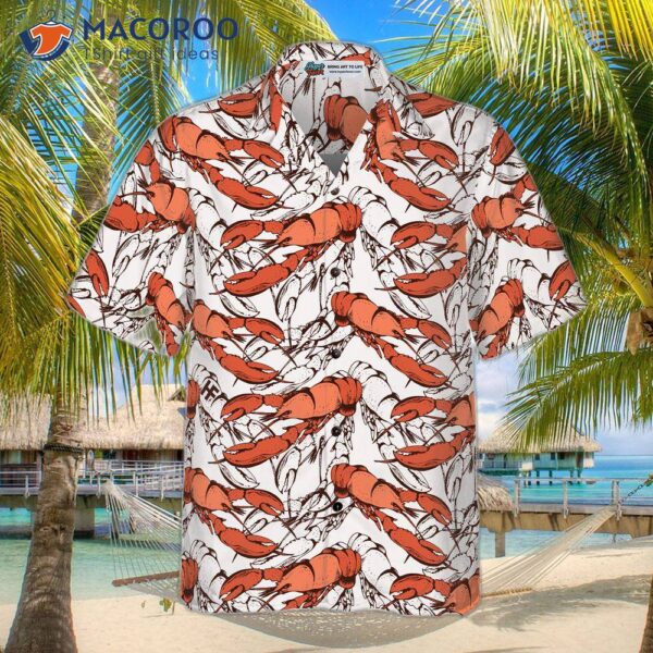 Boiled Red Lobster Seafood Hawaiian Shirt