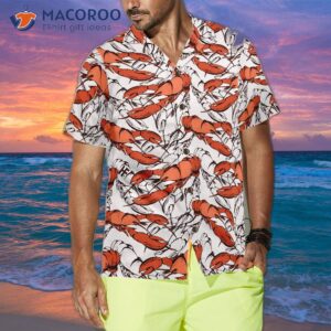 boiled red lobster seafood hawaiian shirt 3