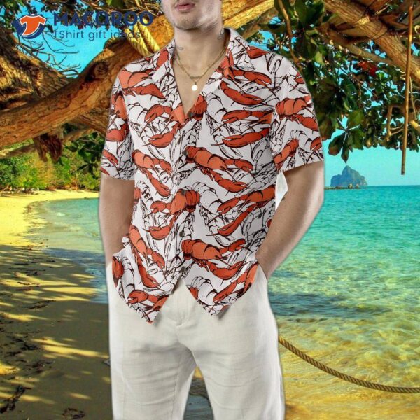 Boiled Red Lobster Seafood Hawaiian Shirt