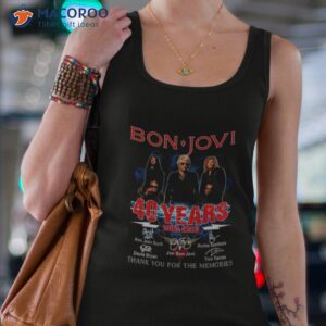 bon jovi 40 years 1983 2023 thank you for the memories signatures shirt tank top 4