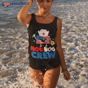 boo crew american flag funny 4th of july usa nurse gift shirt tank top 3 1