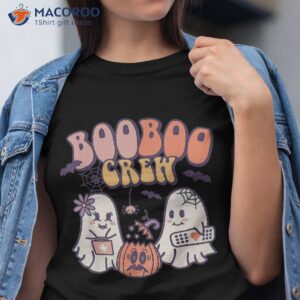 Boo Crew Ghost Doctor Paramedic Emt Nurse Halloween Tee Shirt