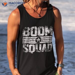 boom squad 4th of july firework shirt tank top