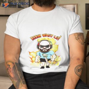 boom what up shirt tshirt