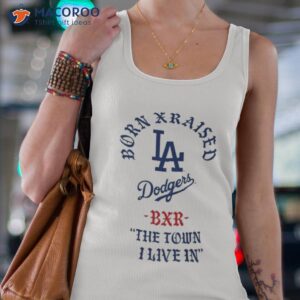 Buy Born x Raised Los Angeles Dodgers LA Tee 'White' - 0724 1SS210103DLAT  WHIT