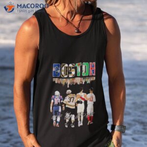 boston sports team city signature shirt tank top