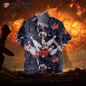 bowling colorful flowers hawaiian shirt floral best gift for players 3