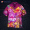 Bowling Nightclub Neon Retro-style Hawaiian Shirts