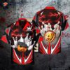Bowling Red Fire Hawaiian Shirts