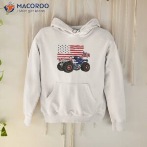 Boys 4th Of July Monster Truck Shirt