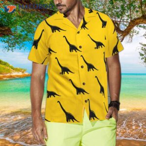 brachiosaurus dinosaur hawaiian shirt 3