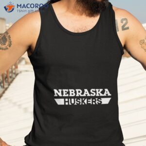 brandon bake wears nebraska huskers shirt tank top 3