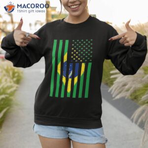 brazil shirt brasil soccer usa america flag jersey sweatshirt